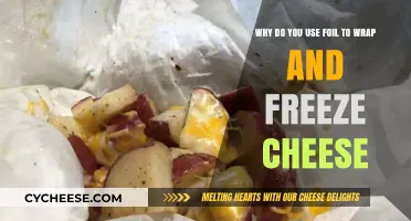 Freezing Cheese: Foil Wrapping for Long-Lasting Freshness