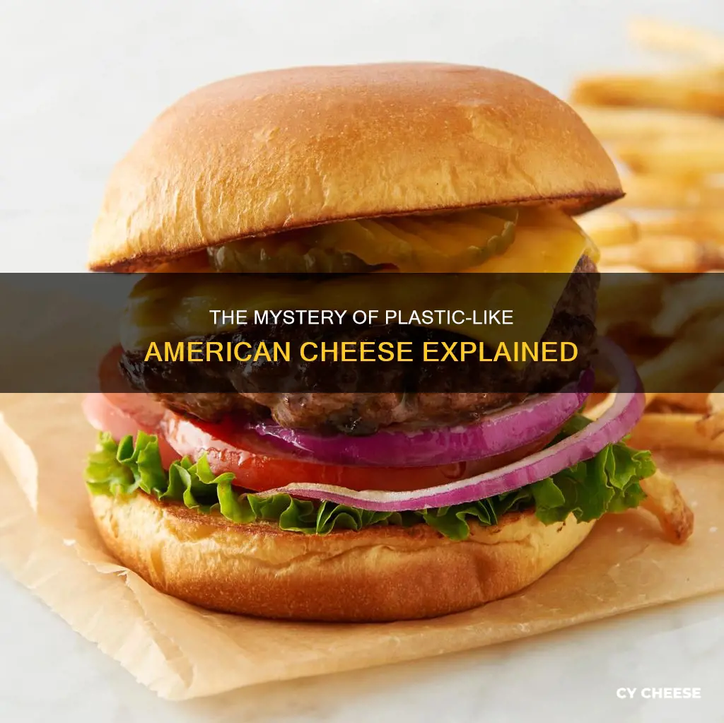 why does american cheese look like plastic