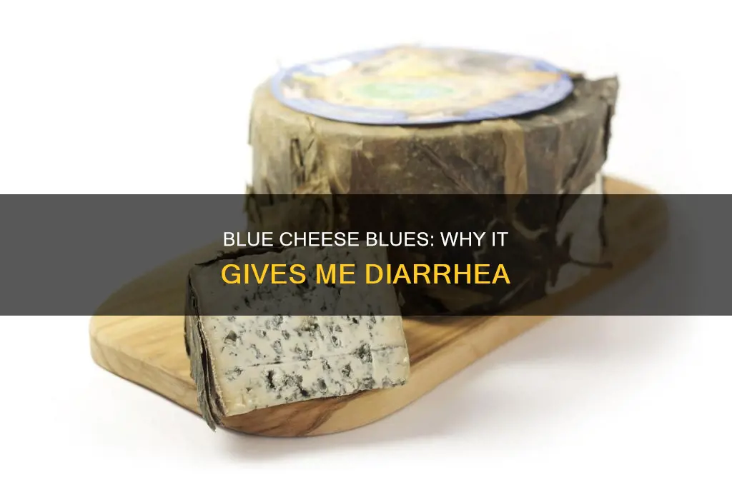 why does blue cheese give me diarrhea