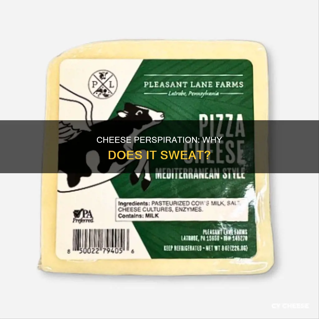 why does cheese get sweaty