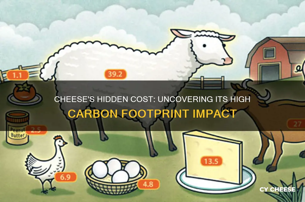 why does cheese have a high carbon footprint