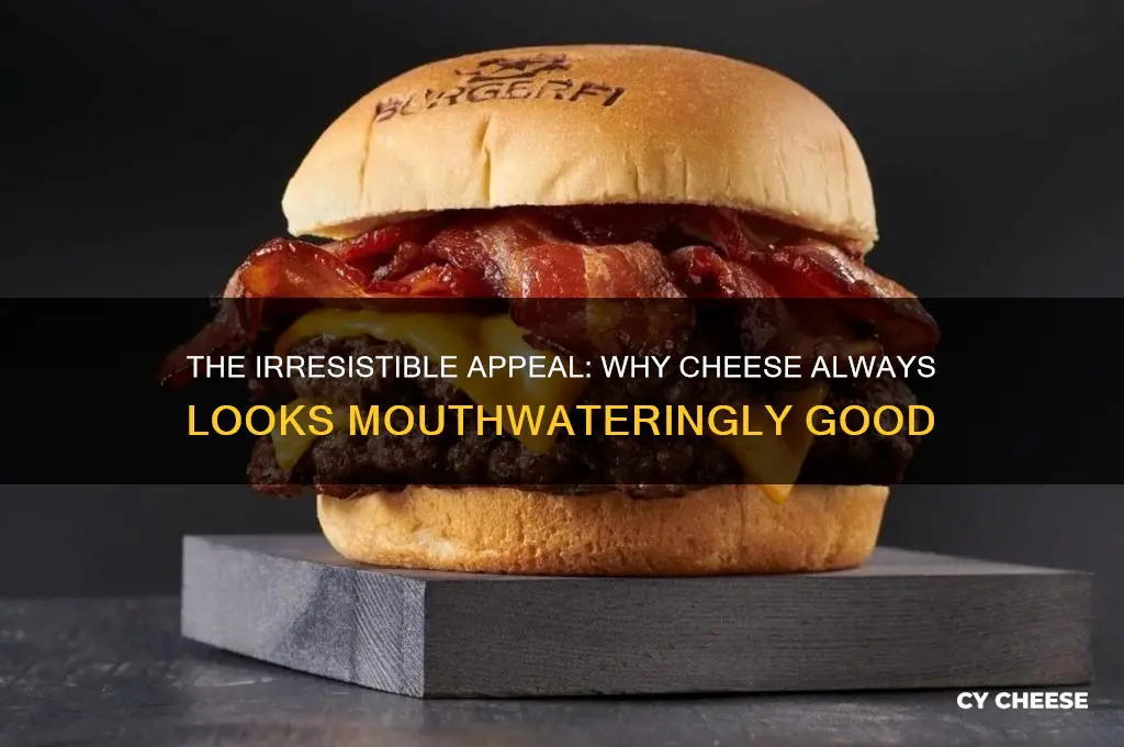 why does cheese look so good