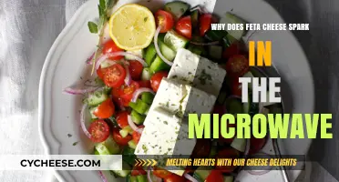 Feta Cheese Spark in Microwave: Why?