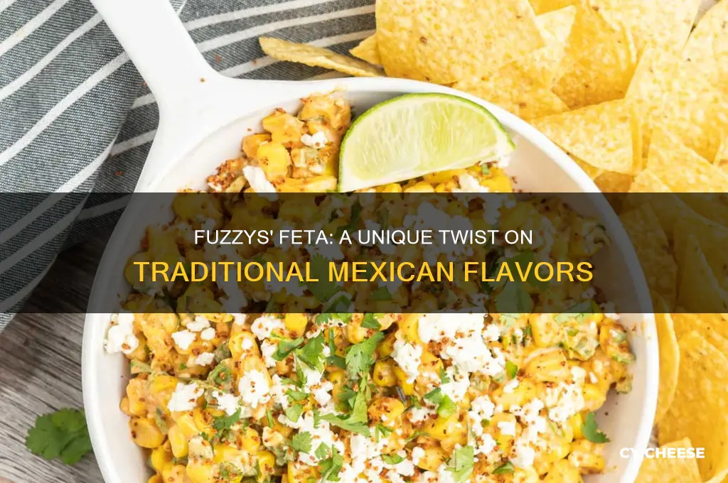 why does fuzzys tacos use feta cheese instead of cotija