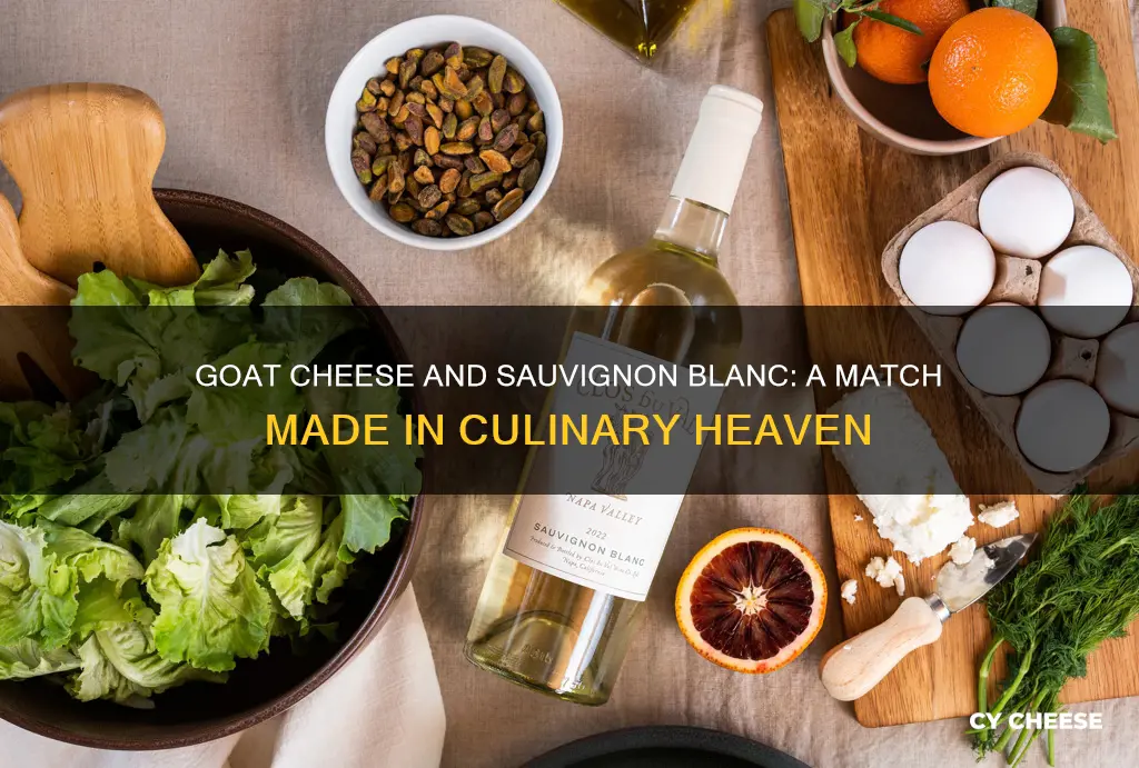 why does goat cheese and sauvignon blanc work