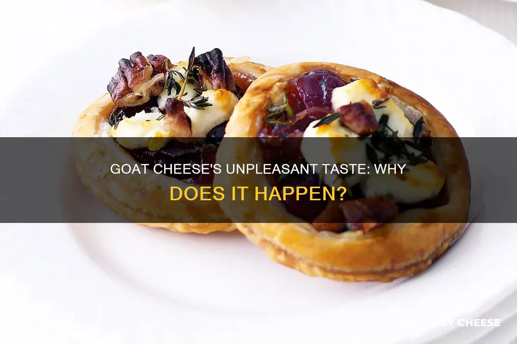 why does goat cheese taste bad