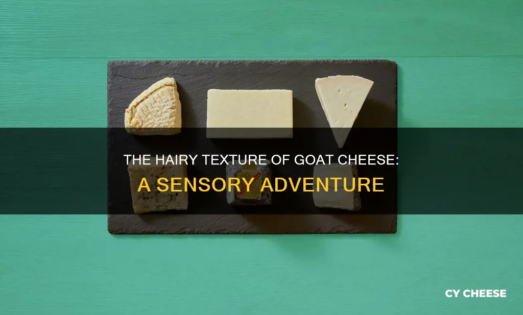 why does goat cheese taste so hairy