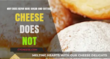 Why Kefir Contains Sugar While Cottage Cheese Stays Sugar-Free