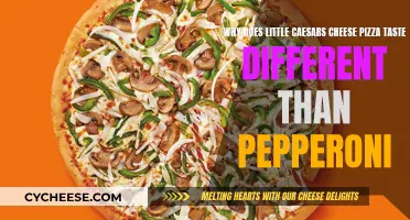 Little Caesars' Pizza: Why Cheese Tastes Different Than Pepperoni