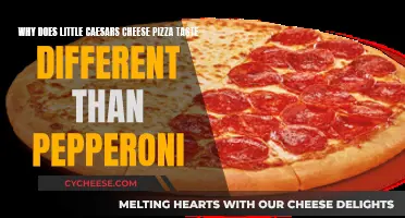 Little Caesars' Cheese Pizza: Why Does Pepperoni Make a Difference?