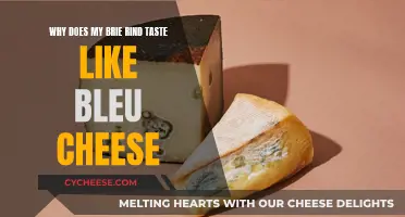 Brie Rind's Bleu Cheese Taste: Why?