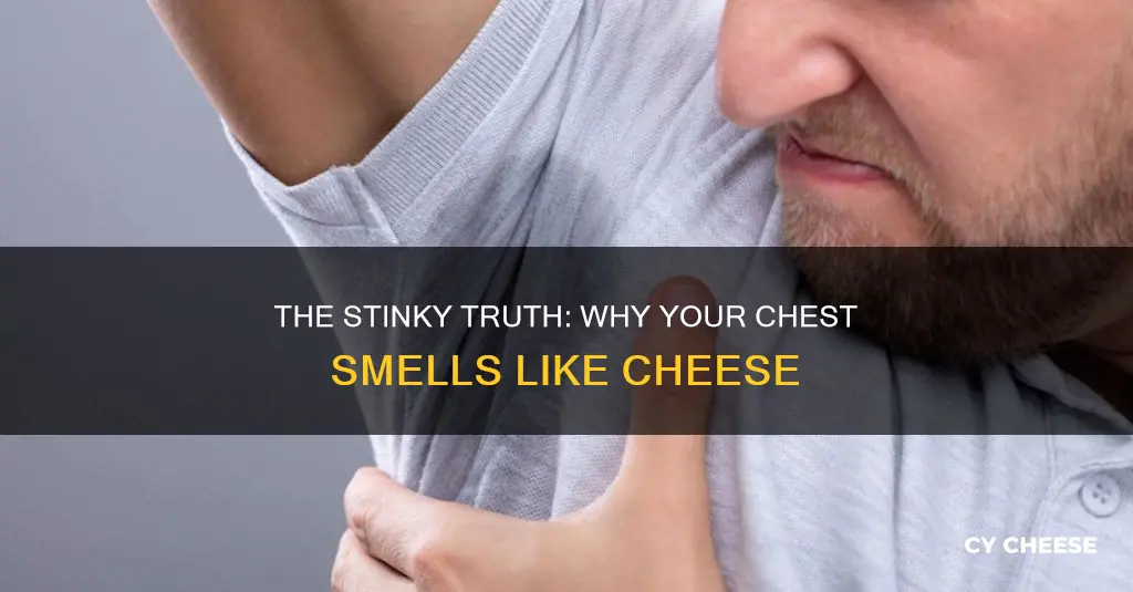 why does my chest smell like cheese