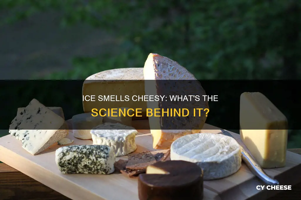 why does my ice smell like cheese