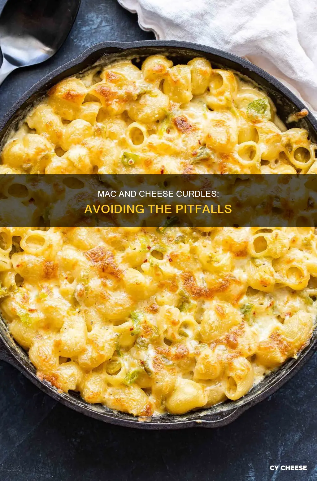 why does my macaroni and cheese curdle