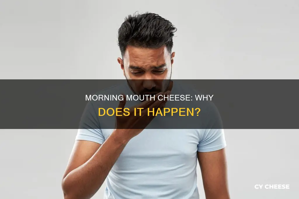 why does my mounth taste like cheese in the morning