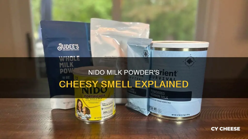 why does my nido milk powder smell like cheese