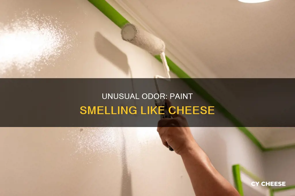 why does my paint smell like cheese
