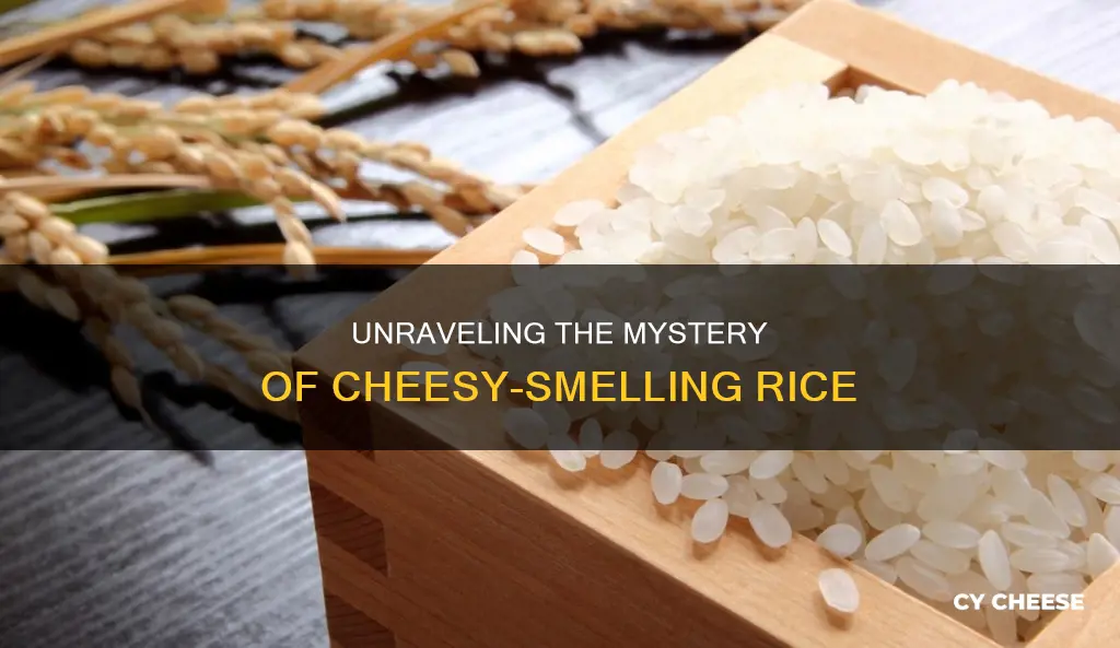 why does my rice smell like cheese