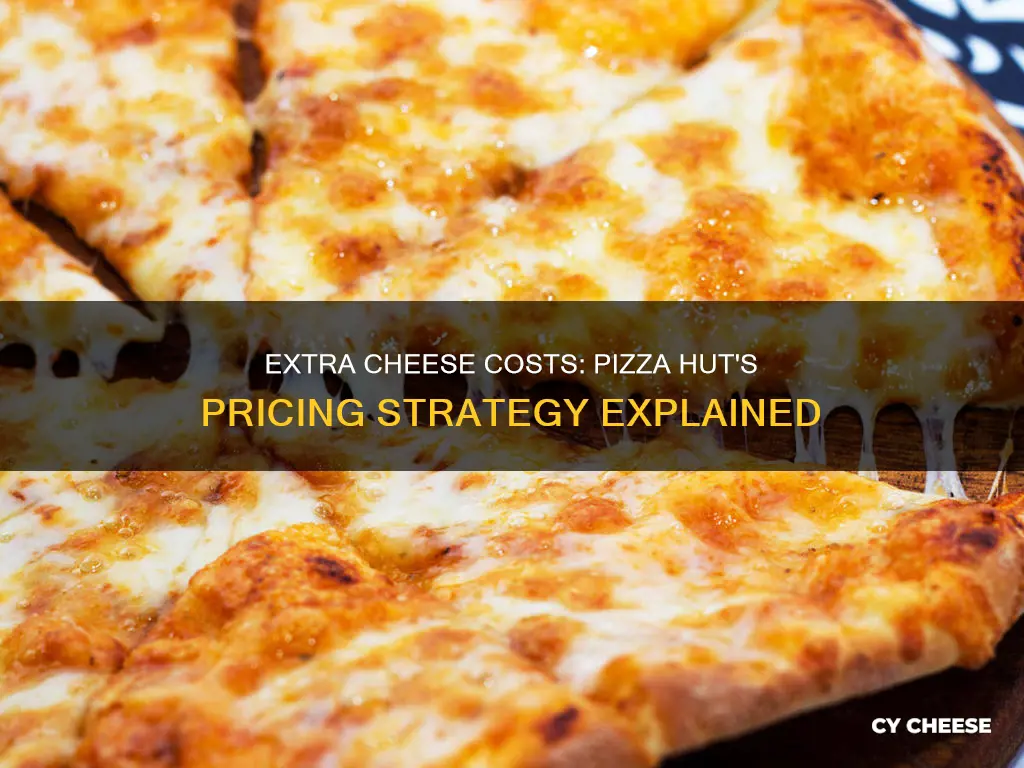 why does pizza hut charge for extra cheese
