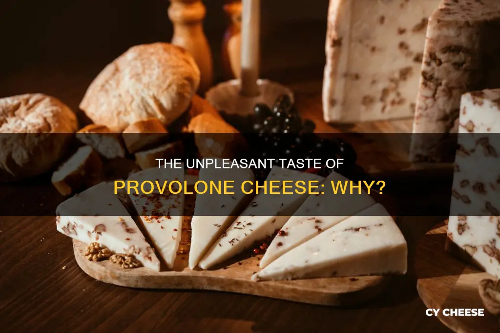 why does provolone cheese taste bad