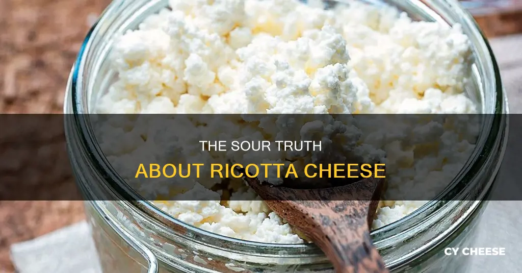 why does ricotta cheese taste bad