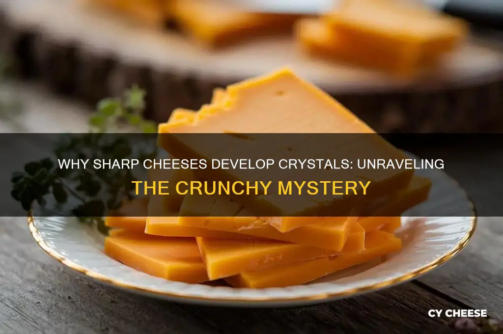 why does some sharp cheese have crystals in it