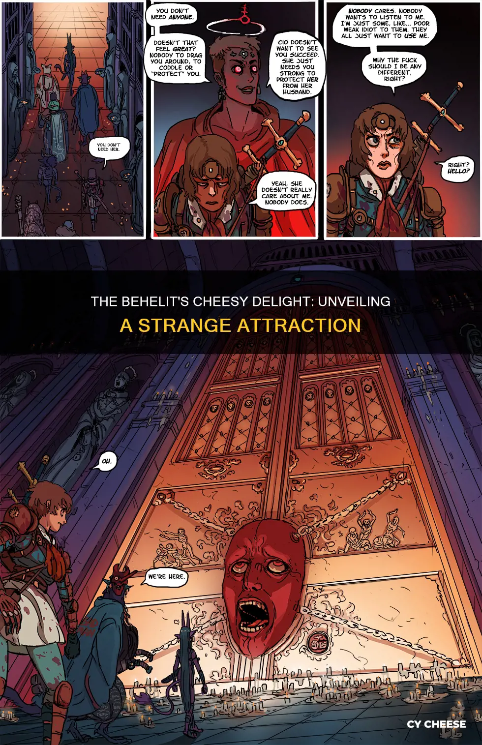 why does the behelit like cheese