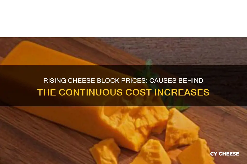 why does the block price of cheese keep going up