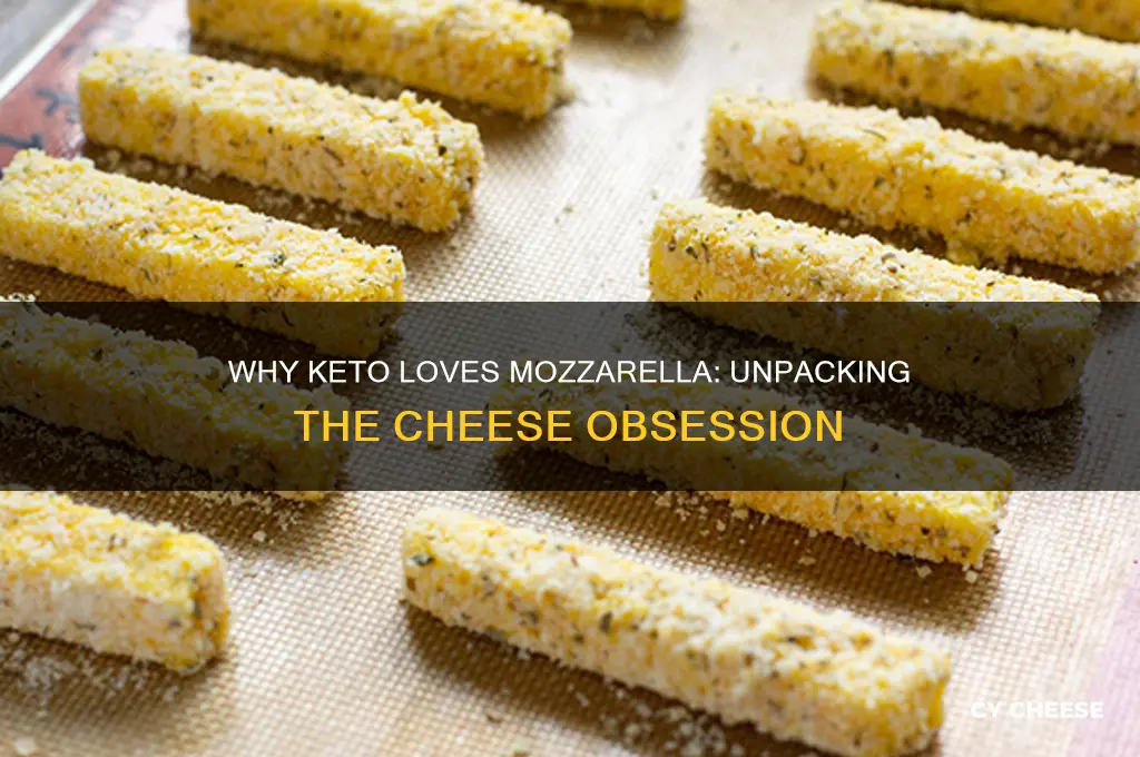why does ther keto diet use sho much mozzarella cheese