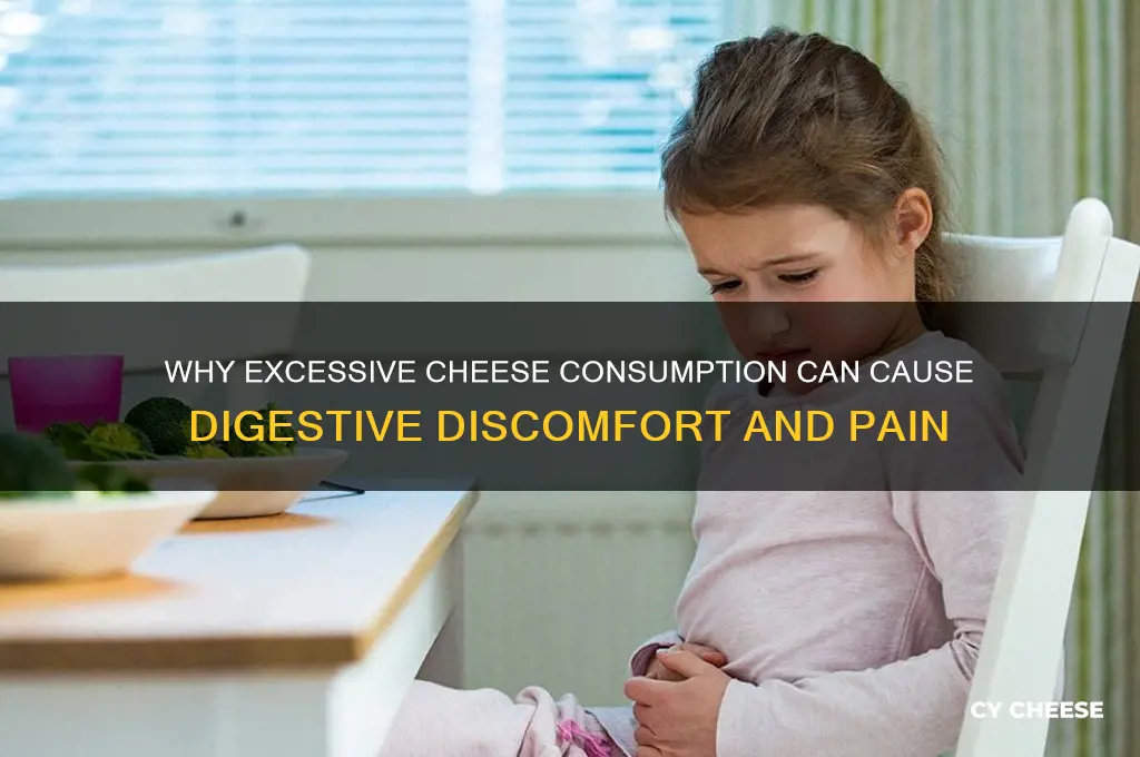 why does too much cheese hurt