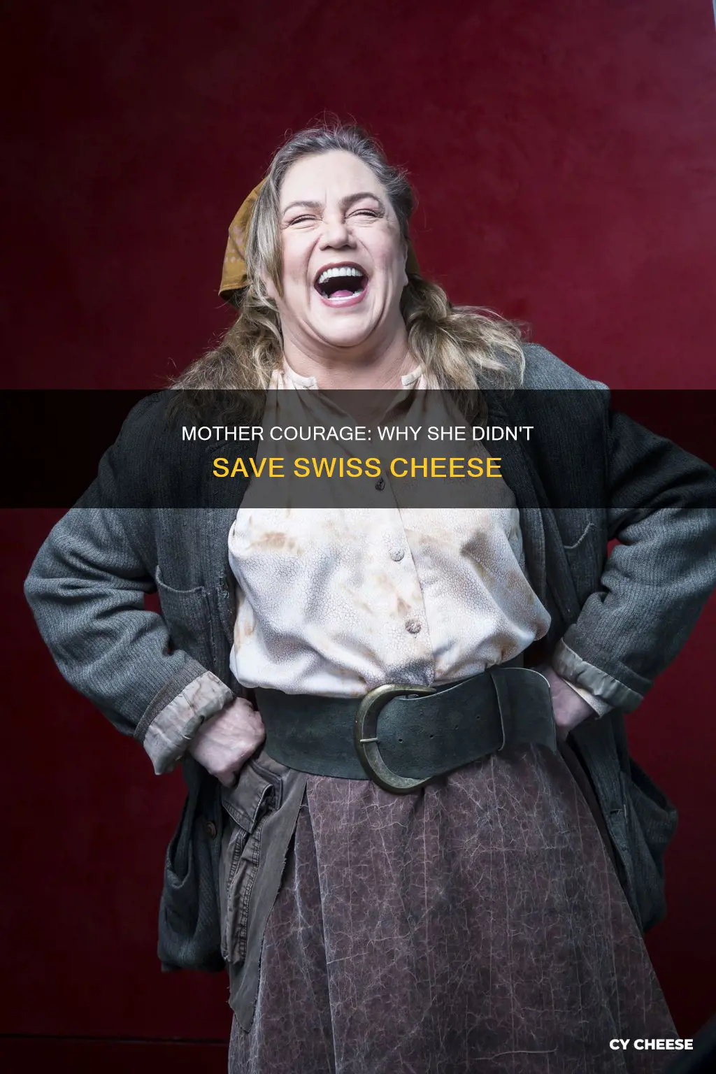 why doesnt mother courage save swiss cheese