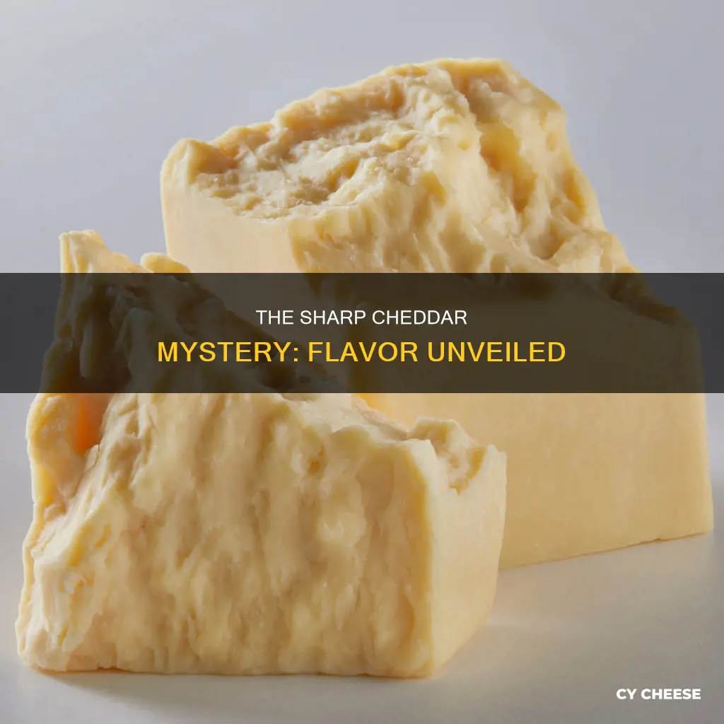 why doews cheddar cheese have a sharp flavor