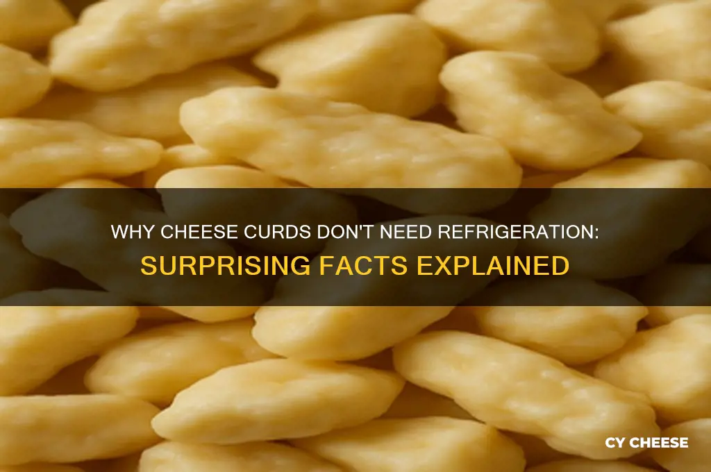 why domt you have ti refrigerate cheese curds