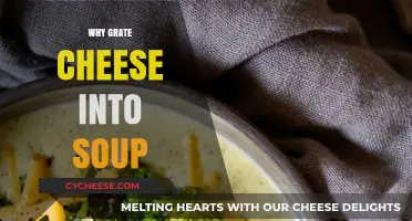 Enhance Your Soup: The Magic of Grated Cheese Toppings