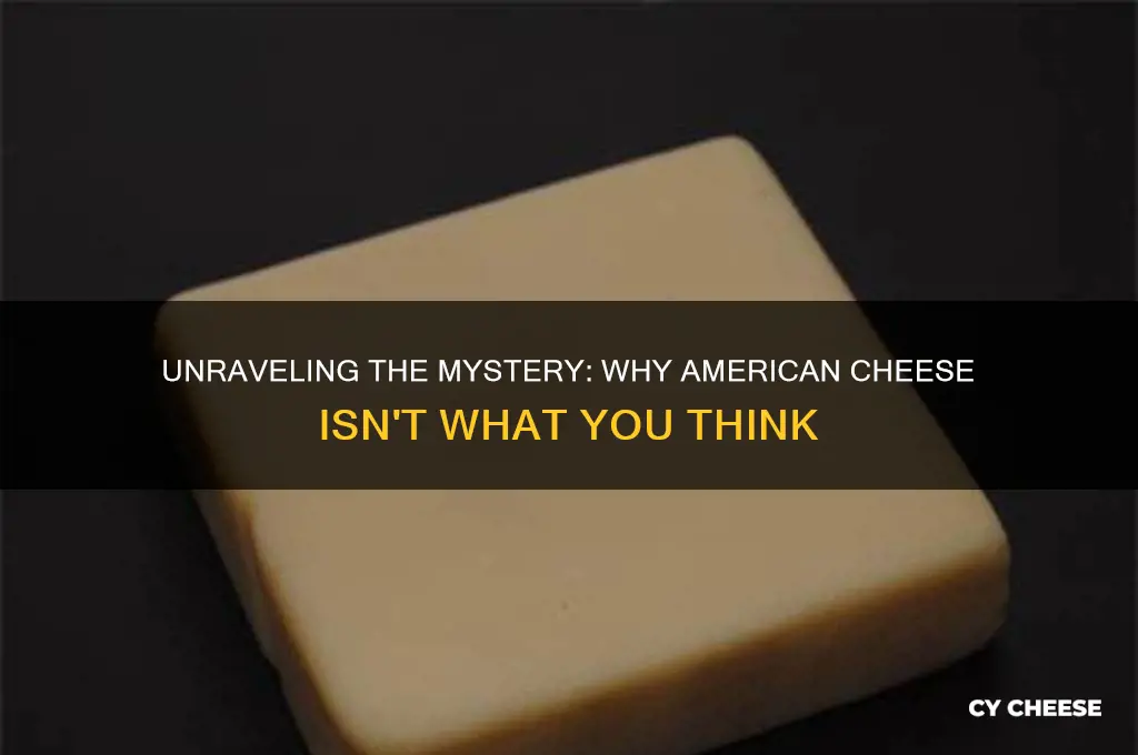 why is american cheese fake