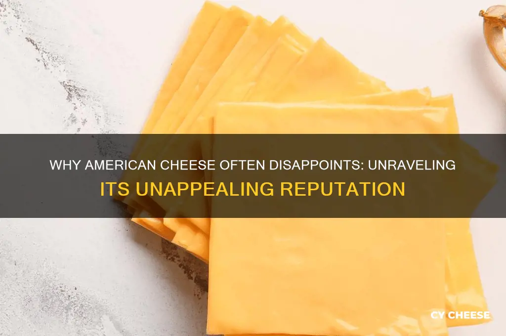 why is american cheese gross