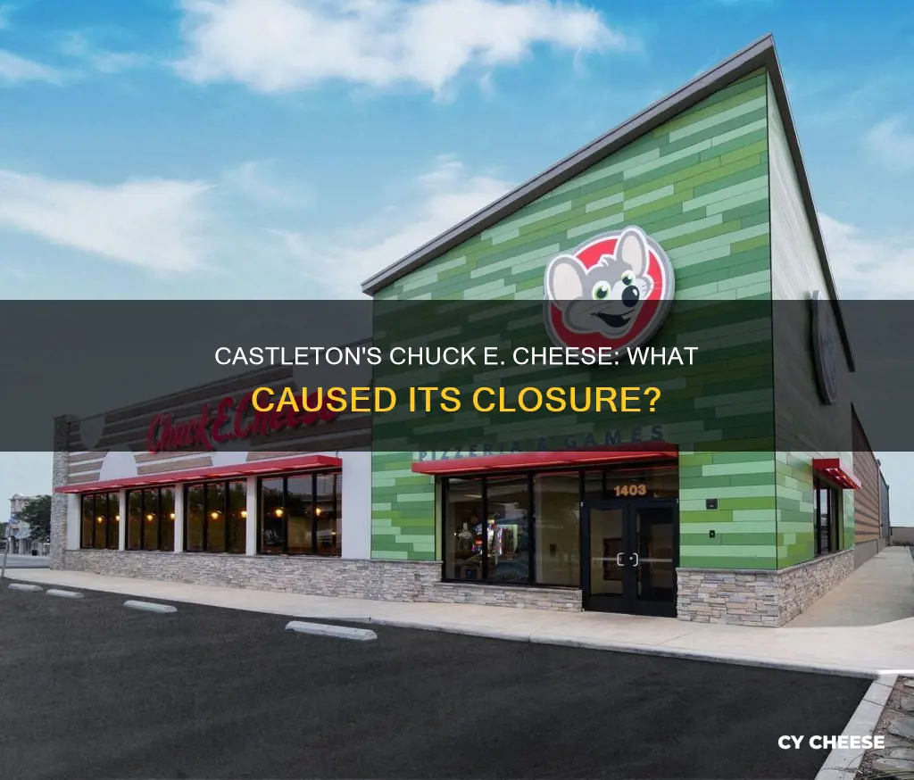 why is chuck e cheese castleton closed