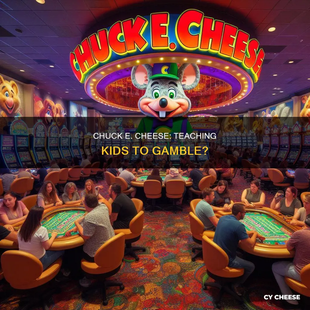 why is chucke cheese teaching kids how to gamble