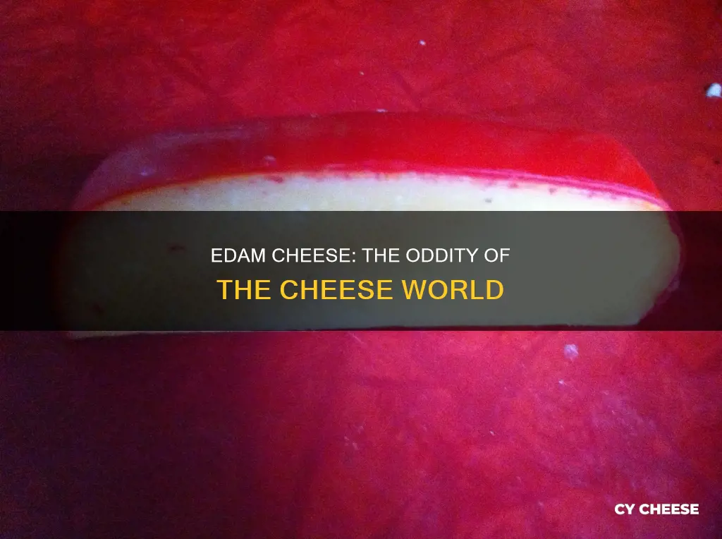 why is edam cheese the most unusual kind of cheese
