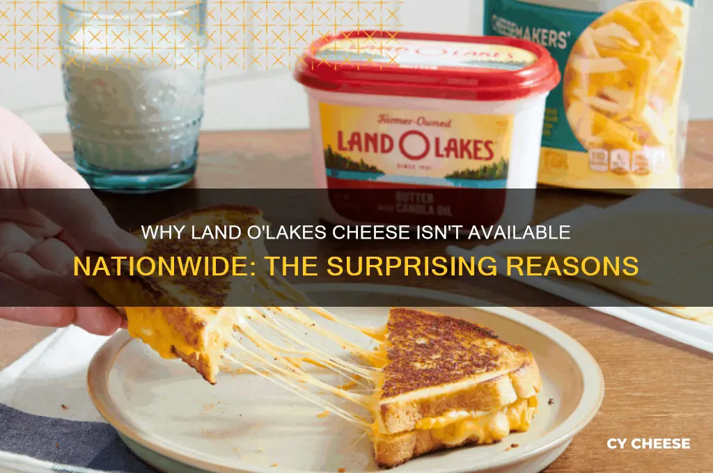 why is land of lakes cheese not sold everywhere