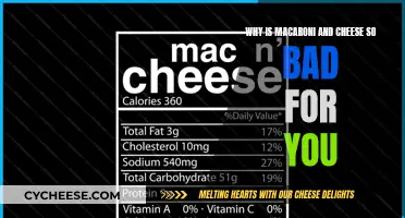 Mac and Cheese: A Tasty but Unhealthy Treat