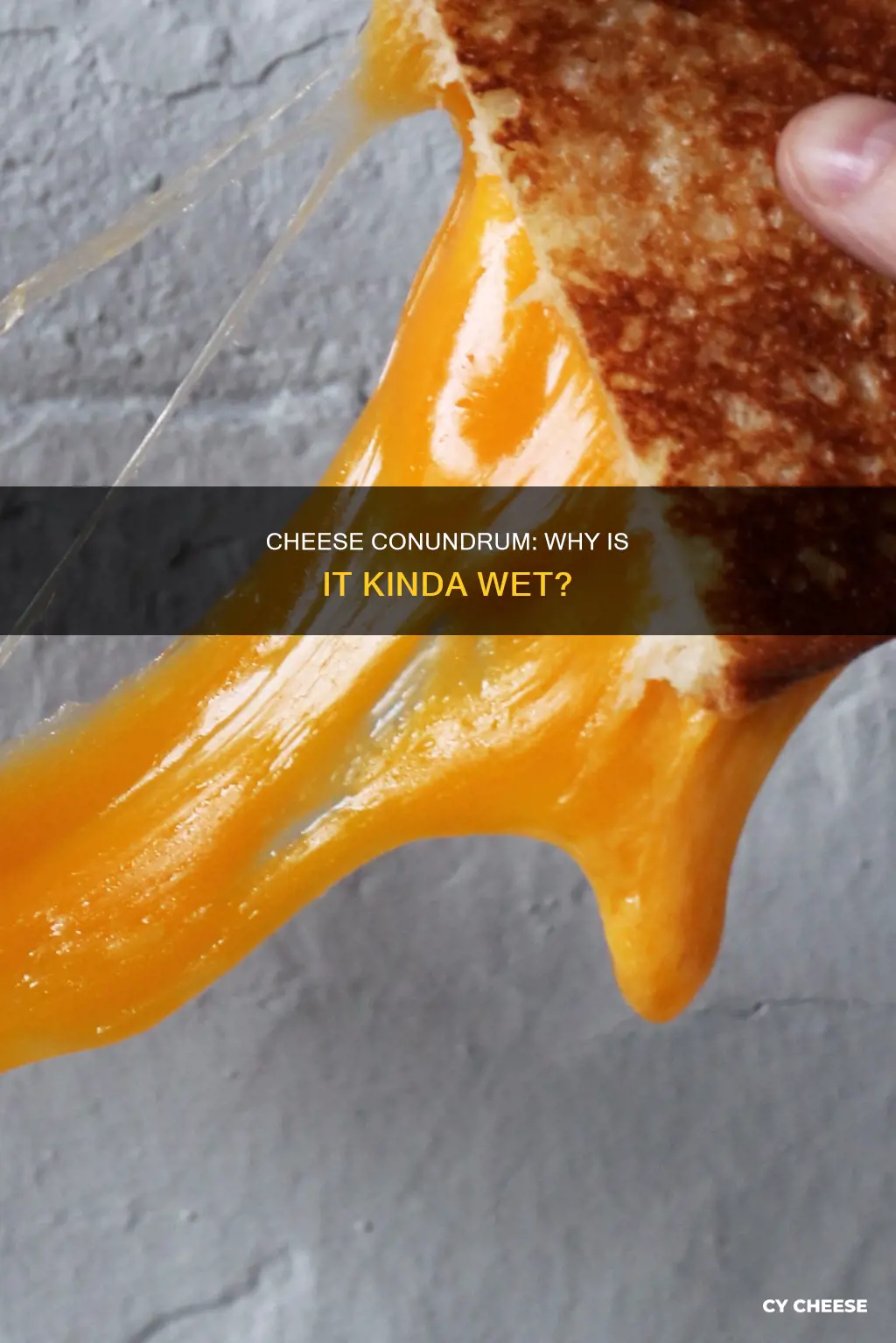 why is my cheese kinda yet