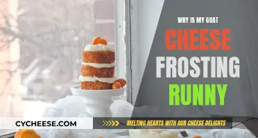Goat Cheese Frosting Runny: What's Wrong and How to Fix It?