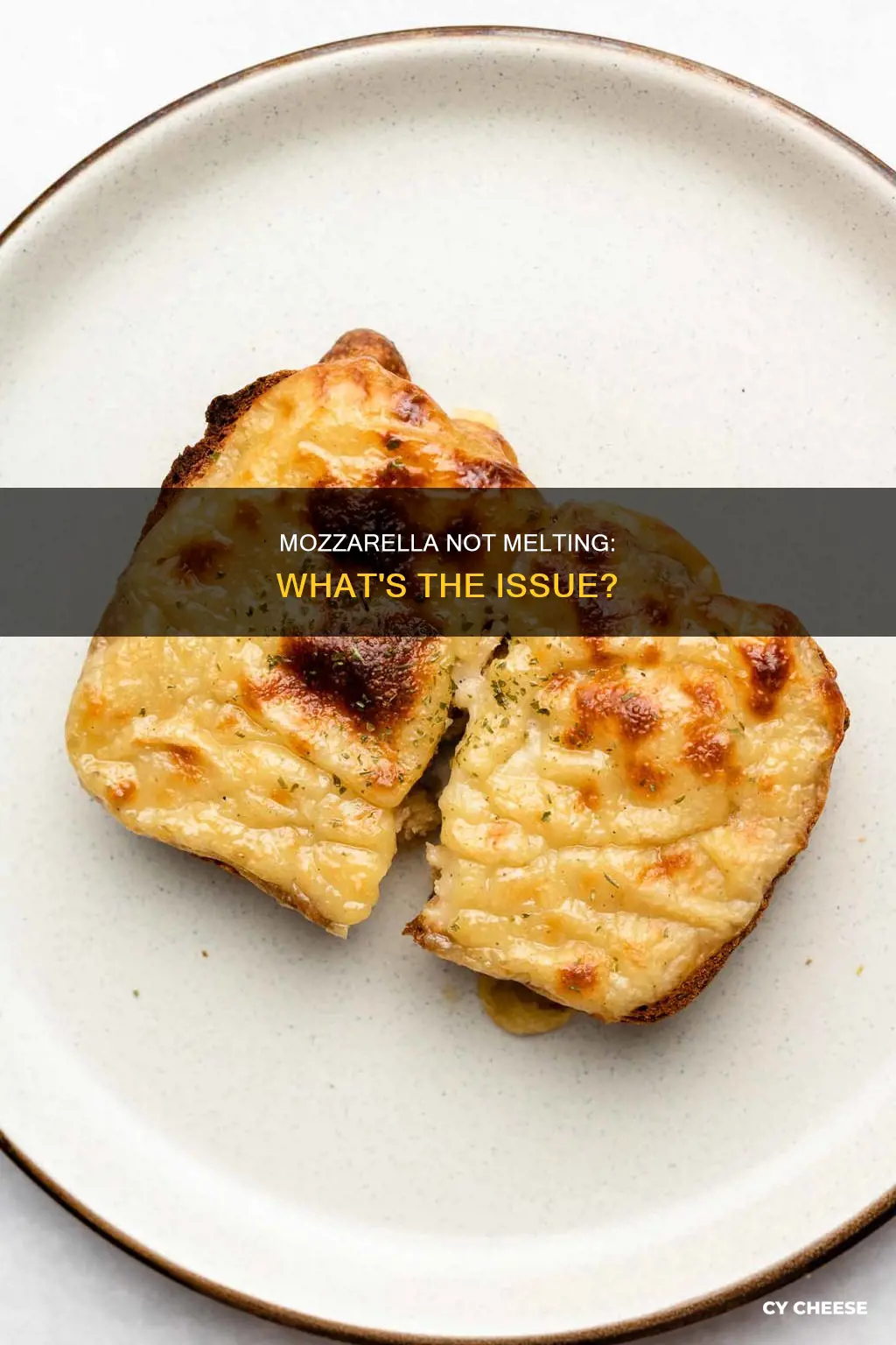 why is my mozzarella cheese not melting