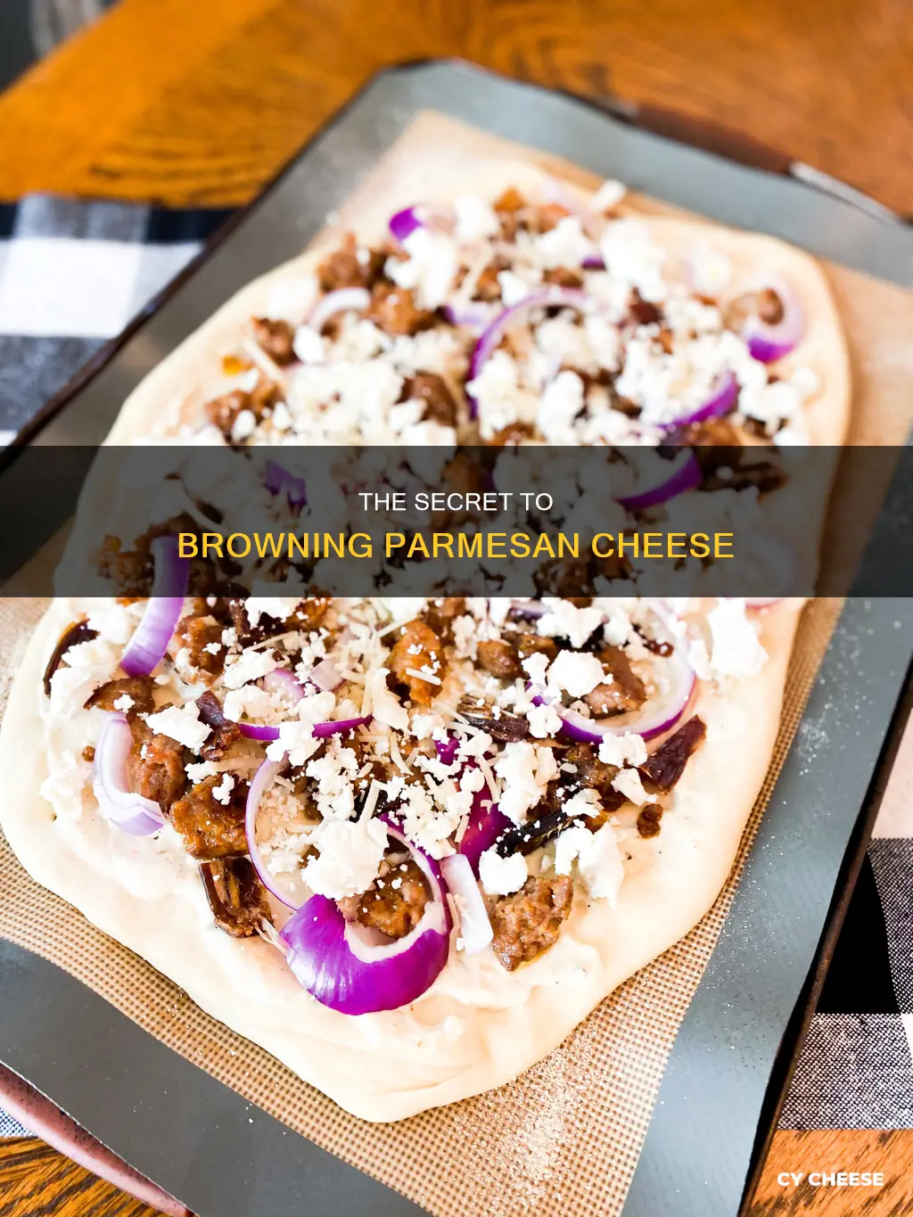 why is my parmesean cheese not browning