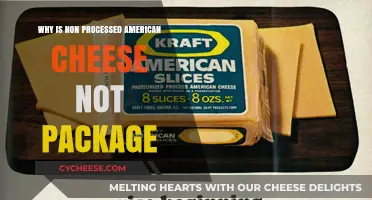 Why Non-Processed American Cheese Isn't Typically Packaged