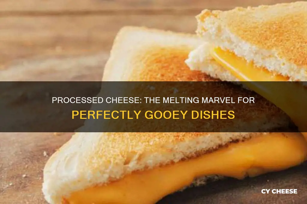 why is processed cheese good for melting