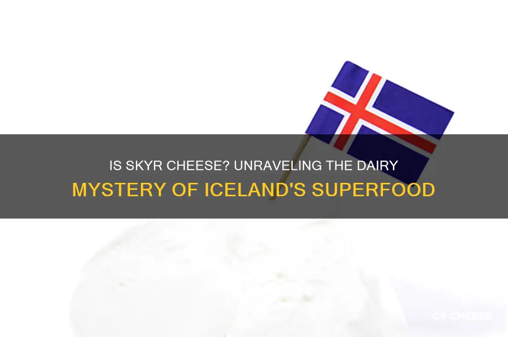why is skyr a cheese