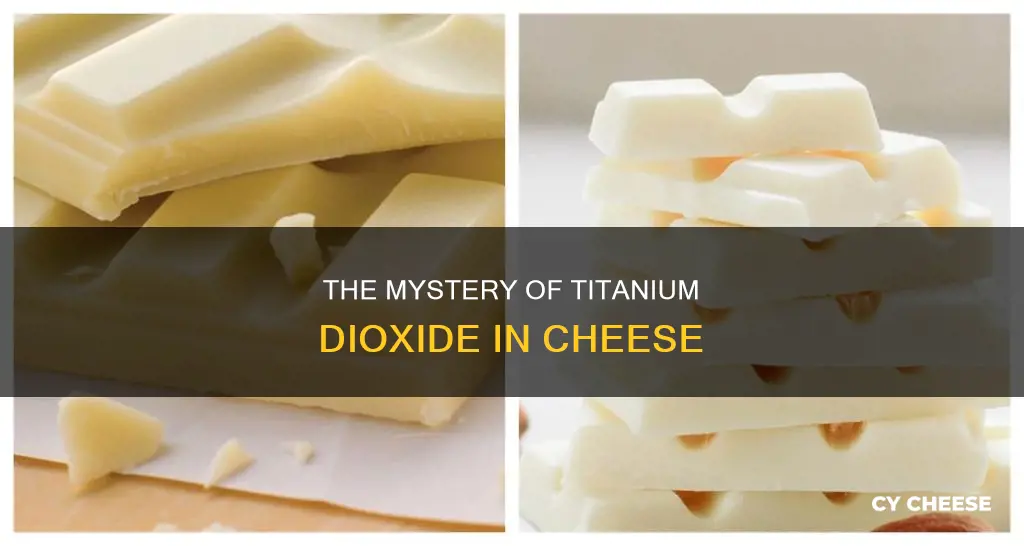 why is titanium dioxide put in cheese