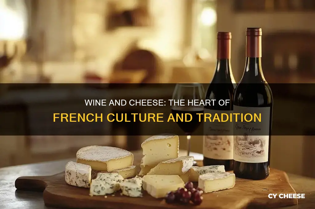 why is wine and cheese important in france